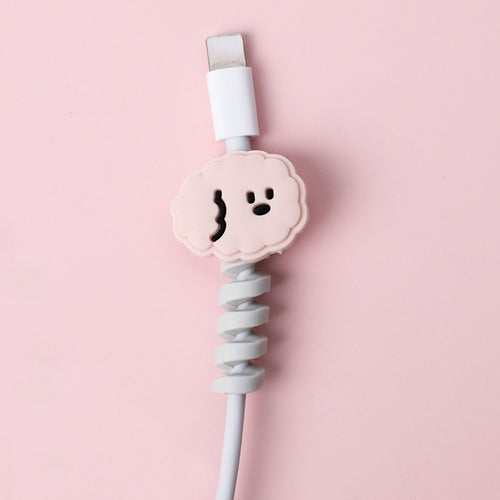 Protector y Organizador de Cables USB en Espiral de Dibujos Animados
