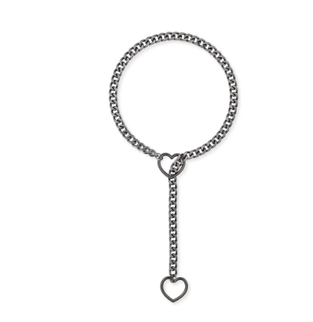 Women's Heart Slide Chain Necklace